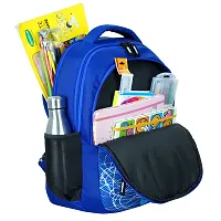 School bag For Men Women Boys Girls/Office School College Teens  Students Bag  Backpack ( R Blue )-thumb2