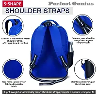 School bag For Men Women Boys Girls/Office School College Teens  Students Bag  Backpack ( R Blue )-thumb3