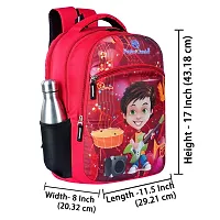 School bag For Men Women Boys Girls/ School College Teens  Students Bag  Backpack ( Red )-thumb1