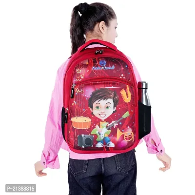 School bag For Men Women Boys Girls/ School College Teens  Students Bag  Backpack ( Red )-thumb4