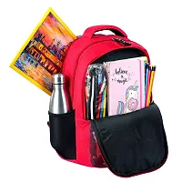 School bag For Men Women Boys Girls/Office School College Teens  Students Bag  Backpack(Red)-thumb4