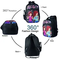 School bag For Men Women Boys Girls/ School College Teens  Students Bag  Backpack ( Black )-thumb3