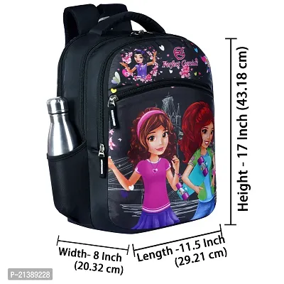 School bag For Men Women Boys Girls/ School College Teens  Students Bag  Backpack ( Black )-thumb5