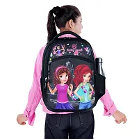 School bag For Men Women Boys Girls/ School College Teens  Students Bag  Backpack ( Black )-thumb1