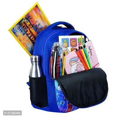 School bag For Men Women Boys Girls/ School College Teens  Students Bag  Backpack ( R Blue )-thumb5