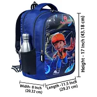 School bag For Men Women Boys Girls/School College Teens  Students Bag  Backpack ( Navy Blue )-thumb1