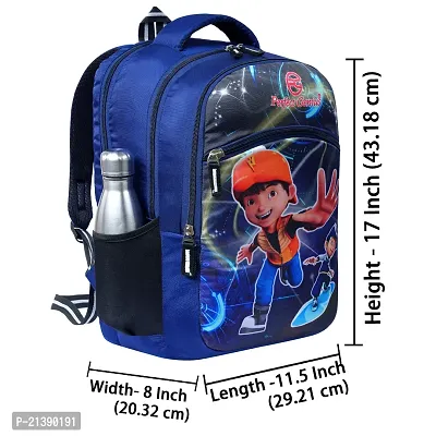 School bag For Men Women Boys Girls/School College Teens  Students Bag  Backpack ( Navy Blue )-thumb2