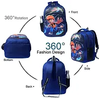 School bag For Men Women Boys Girls/School College Teens  Students Bag  Backpack ( Navy Blue )-thumb3