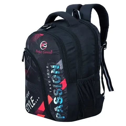 School bag For Men Women Boys Girls/Office School College Teens  Students Bag  Backpack(Black)