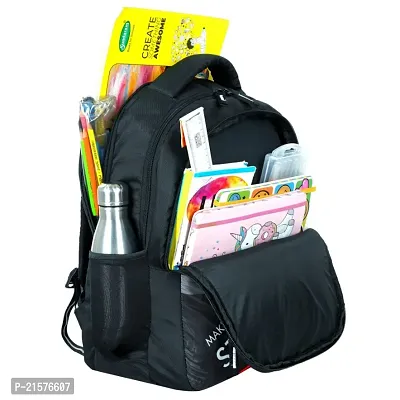 Classic Black School Bag For Boys And Girls-thumb3