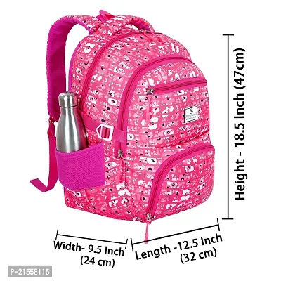 School bag For Men Women Boys Girls/Office School College Teens  Students Bag  Backpack(pink)-thumb3