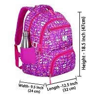 School bag For Men Women Boys Girls/Office School College Teens  Students Bag  Backpack(purpal)-thumb3