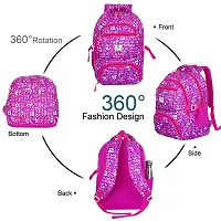 School bag For Men Women Boys Girls/Office School College Teens  Students Bag  Backpack(purpal)-thumb2