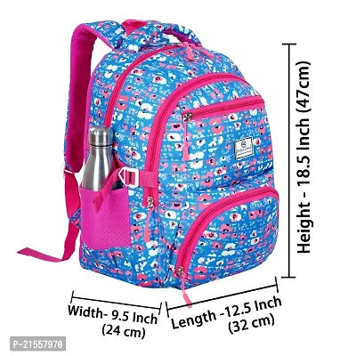School bag For Men Women Boys Girls/Office School College Teens  Students Bag  Backpack( T blue)-thumb4