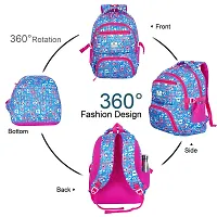 School bag For Men Women Boys Girls/Office School College Teens  Students Bag  Backpack( T blue)-thumb2