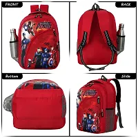 Unisex Junior School Bag Backpacks Cartoon/Boy/Girl/Baby/ (3-7 Years) - Junior Champion(Red)-thumb4