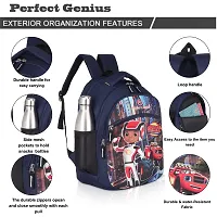 Designer School Bag for Kids, Boys, Girls, Travelling Bag, Picnic Bag, Gift Purpose Multicolor Kids Bags, School Bag, Bags, Kids School Bags, Kids Backpack For 2-8Years with compass (N blue )-thumb4