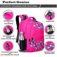 School bag For Men Women Boys Girls/Office School College Teens  Students Bag  Backpack(PINK)-thumb1