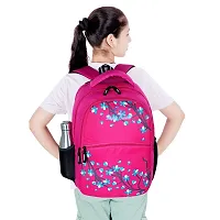 School bag For Men Women Boys Girls/Office School College Teens  Students Bag  Backpack(PINK)-thumb2