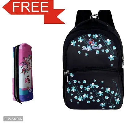 School bag For Men Women Boys Girls/Office School College Teens  Students Bag  Backpack(Black)