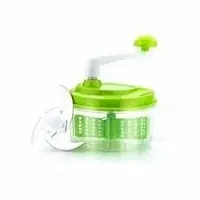 Manual Food Grater Vegetable Chopper Hand Pull Cutter Kitchen Gadgets Green Combo-thumb2