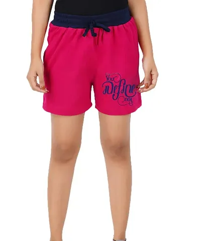 Blacktail Short Women | Short | Shorts Women Cotton(Pack1) (Small, Pink)