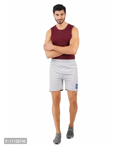 Blacktail Men's Cotton Regular Fit Knee-Length Shorts | Men Shorts (XL, White)-thumb3