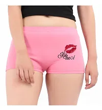 blacktail Ladies Boyshorts, boyshortspanties for Women, Boyshort Panties for Girls,(Pack of 2) (80 CM, Multicolor)-thumb1