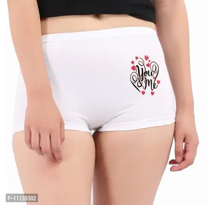 Blacktail Ladies Boyshorts Panties for Women Women Cotton wspanties (2XL, W-PK-B)-thumb3