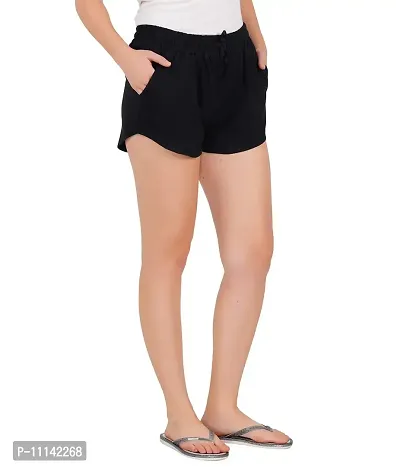 Blacktail Women Under 200,Shorts Women Gym,shortswomen Under 200,Shorts Women Gym,shortsv (M, Black)