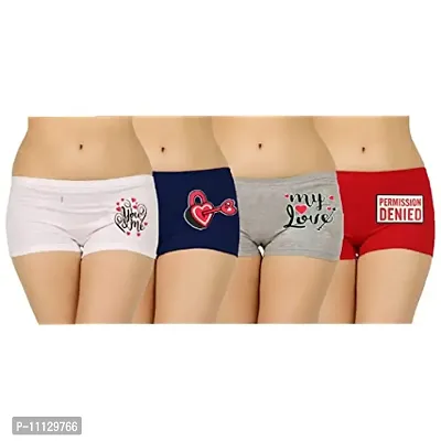 blacktail Ladies Panties for Women(Pack of 4 Large)