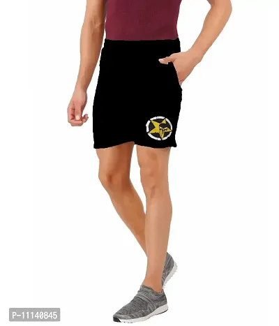 Blacktail Mens Shorts | Gym Shorts for Men Workout | Mens Shorts Combo Pack (XL, Blk)-thumb2