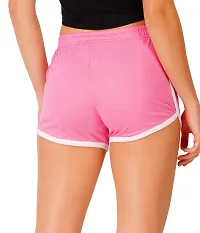 Blacktail Women Shorts/Women Shorts Combo/Women Shorts Nightwear/Shorts for Women (M, BK-PK)-thumb2