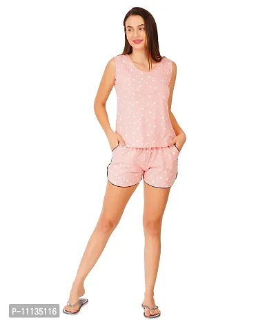 Blacktail Night Suit Women | Night Suit | Night Dress Women(Pack1) (Small, Pink)-thumb0