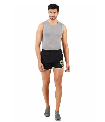 Men's Gym Shorts | Men's Shorts (XL, Black)