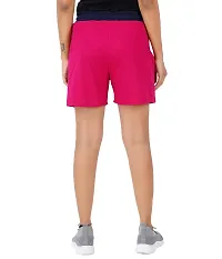 Blacktail Casual Shorts Women | Casual Shorts Women Combo | Regular Shorts for Women | Bermuda for Women | Boxer Shorts Women Pack 2 (XXLarge, Pink)-thumb2