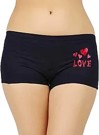 blacktail Women's Cotton Panties (Pack of 6) (short6(l)_blue,gray,red,blk,wht,pnk,sg_L)-thumb2