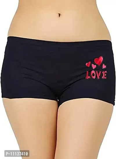 blacktail Women's Cotton Panties (Pack of 6) (short6(l)_blue,gray,red,blk,wht,pnk,sg_L)-thumb3