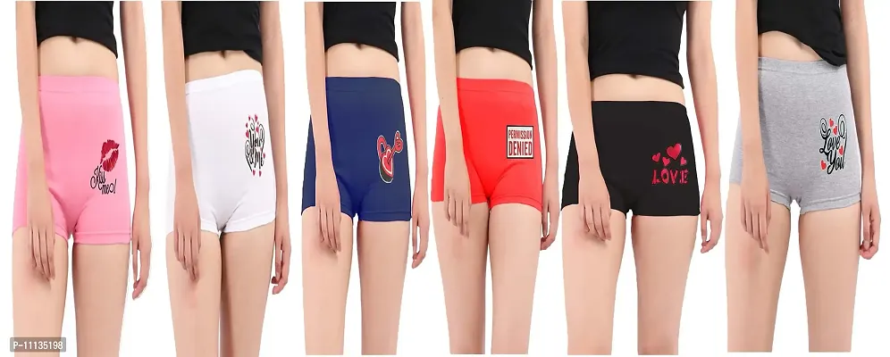 Blacktail Women Boyshorts Panties Combo/Boyshorts Panties for Women/Underwear for Womens(XL)