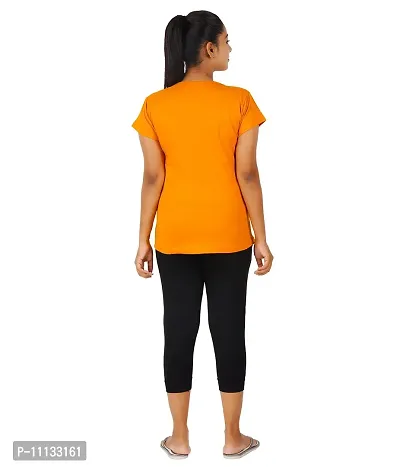 Blacktail Women Night Wear T-Shirts/Night Wear Dress for Women/Night Wear Top(Medium)-thumb2