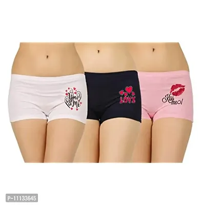 Ladies Panties for Women, Women's Cotton Printed Hipster Panty (Pack of 3) (95 cm)-thumb0