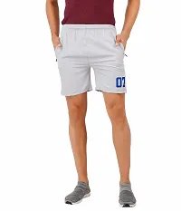 Blacktail Men's Shorts Cotton | Men's Cotton Shorts with Pockets & Lounge Wear (M, White)-thumb1