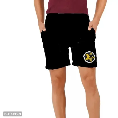Blacktail Shorts for Men with Pocket Zip Black