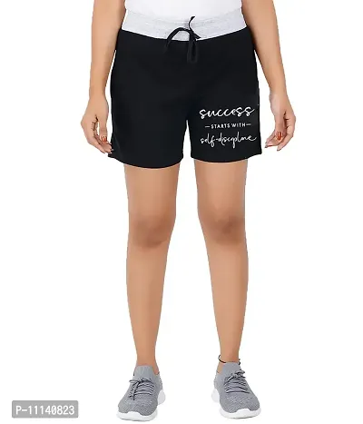 Blacktail Casual Shorts Women | Casual Shorts Women Combo | Regular Shorts for Women | Bermuda for Women | Boxer Shorts Women Pack 2 (XLarge, Blk)