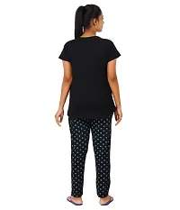 Blacktail Sleepwear Women | Nightwear Set Women | Night Tops Women(Pack1) (XX-Large, Bk)-thumb1