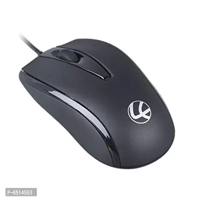Lapcare L70+ Optical Wired Mouse (Black)-thumb0