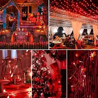 10 METER LED String Lights for Home Decoration for Diwali, Flameless, Office, Outdoor-Indoor  Smokeless Waterproof Flexible Copper LED Serial String Decoration-thumb3