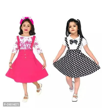 Adorable Cotton Frocks For Girls Pack Of 2