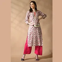 Stylish Casual Polyester Pink Palazzo For Women-thumb1
