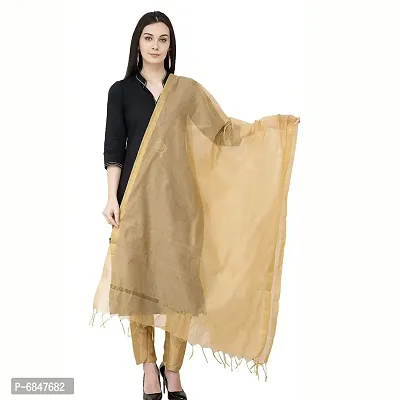 Beautiful Cotton Silk Solid Dupatta For Women Pack Of 1-thumb0